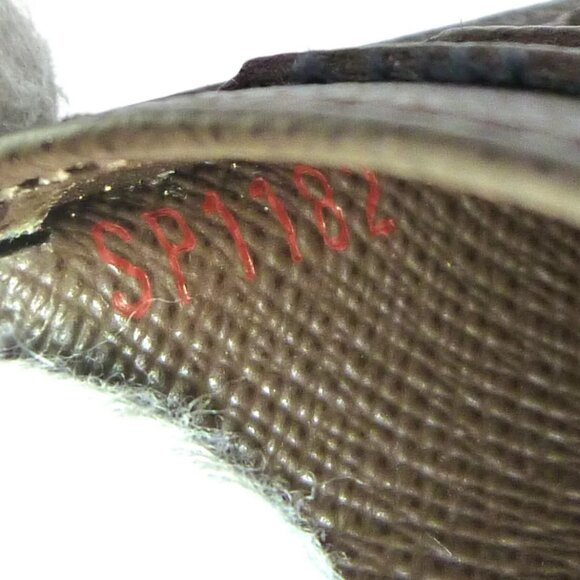 Authentic LOUIS VUITTON Portefeuille Elise Wallet N61654 Damier Ebene - Picture 12 of 12